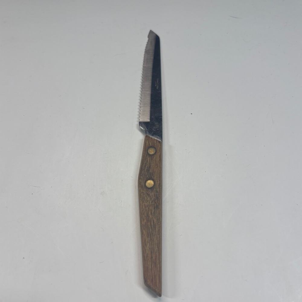 Steak Knife Stainless Steel Japan Wood Handle 8 In